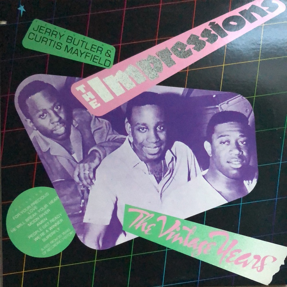 The Impressions Vintage Years Double Vinyl Lp Set '76